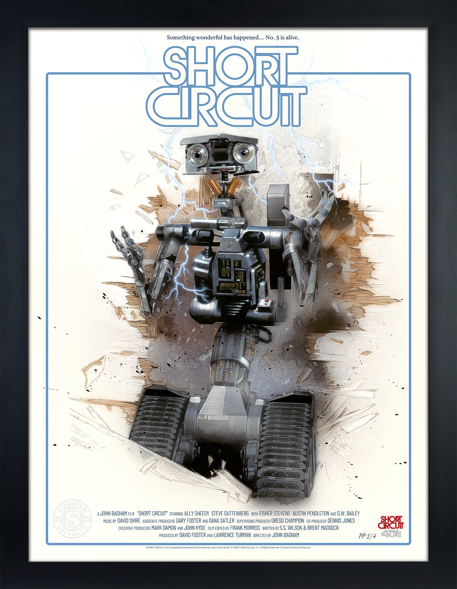 Short Circuit Short Circuit 40th Anniversary Poster & Mini Print Set Movie Poster  Exclusive Edition View 12