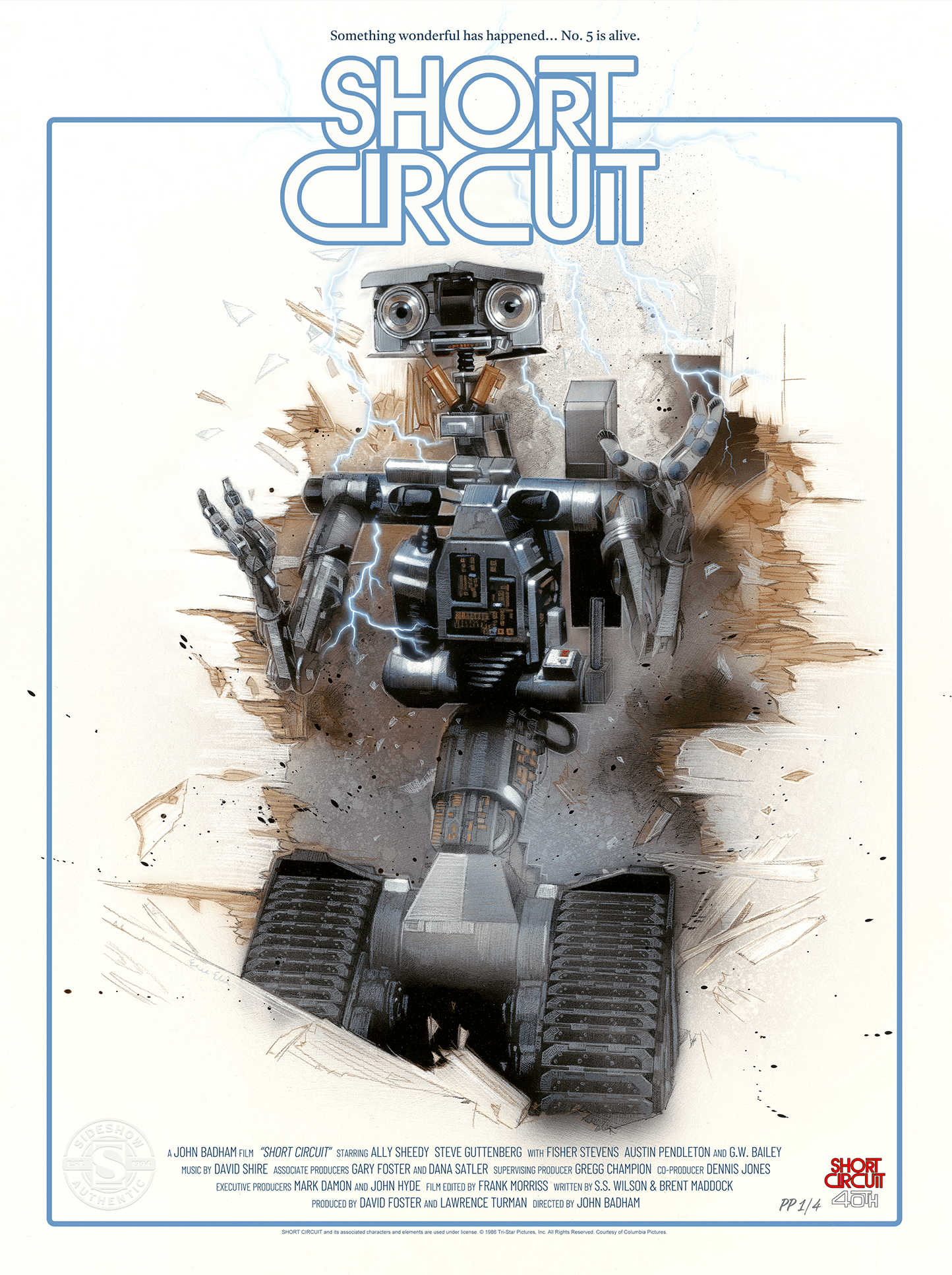 Short Circuit Short Circuit 40th Anniversary Poster & Mini Print Set Movie Poster  Exclusive Edition View 11