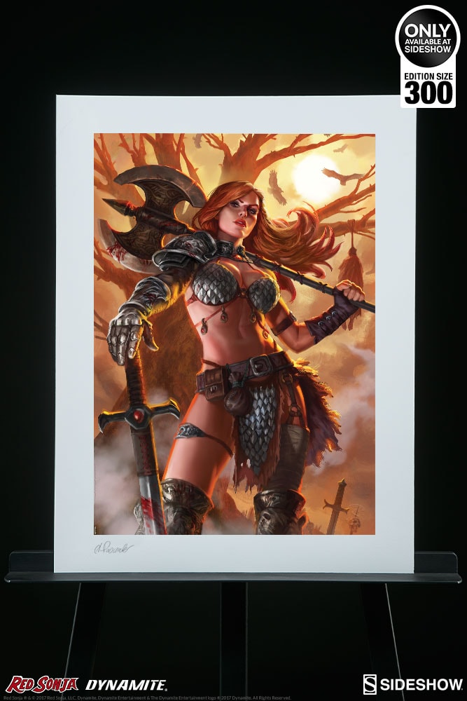 Red Sonja Red Sonja Art Print  Exclusive Edition View 7