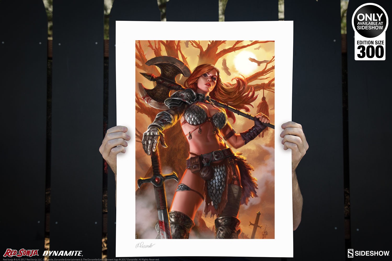 Red Sonja Red Sonja Art Print  Exclusive Edition View 8