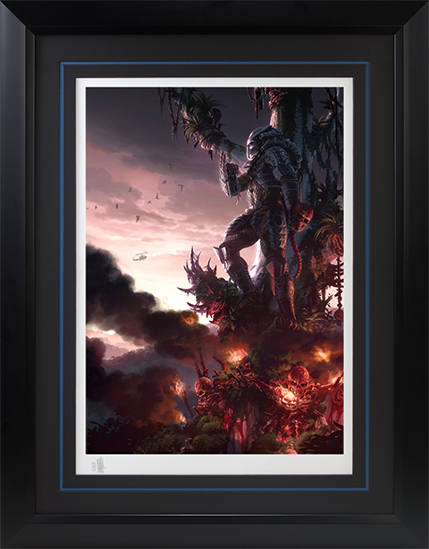 Predator Predator Jungle Hunter Art Print by Sideshow Collec