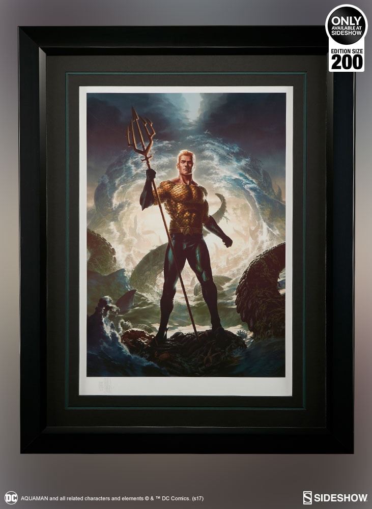 DC Comics Aquaman Art Print  Exclusive Edition View 2