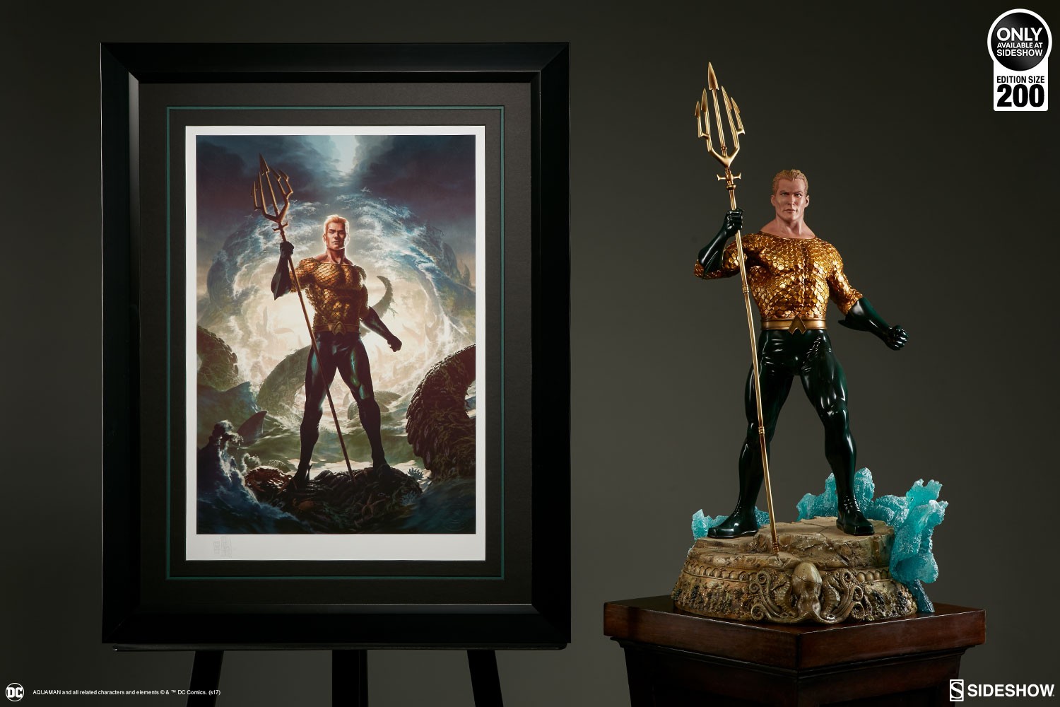 DC Comics Aquaman Art Print  Exclusive Edition View 3