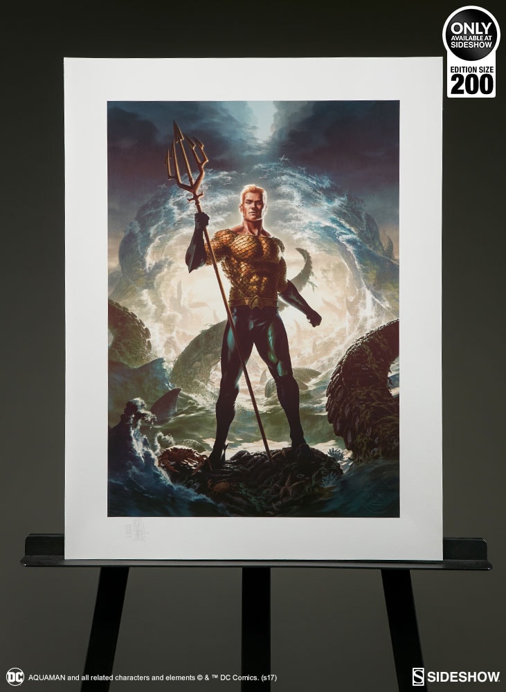 DC Comics Aquaman Art Print  Exclusive Edition View 9