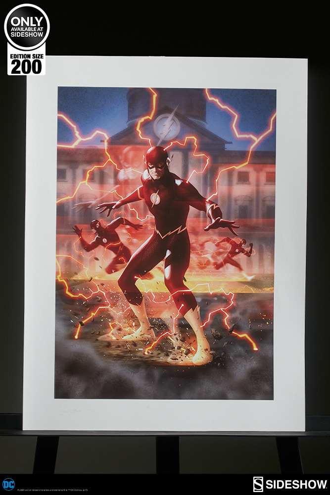 DC Comics The Flash Art Print  Exclusive Edition View 7