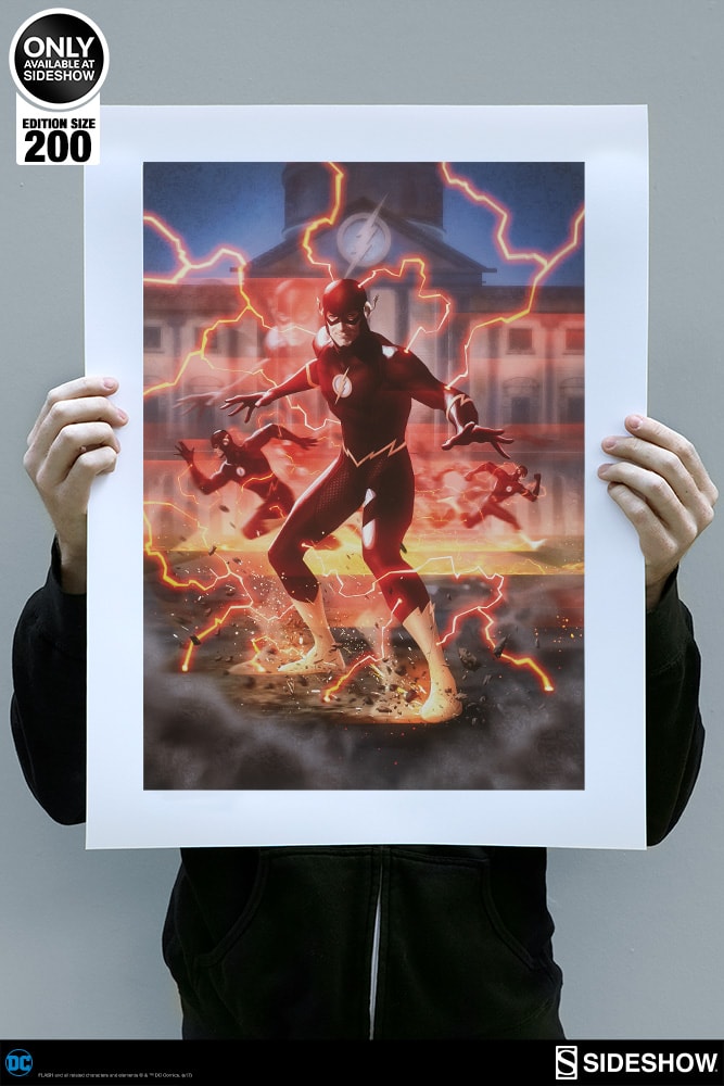 DC Comics The Flash Art Print  Exclusive Edition View 9