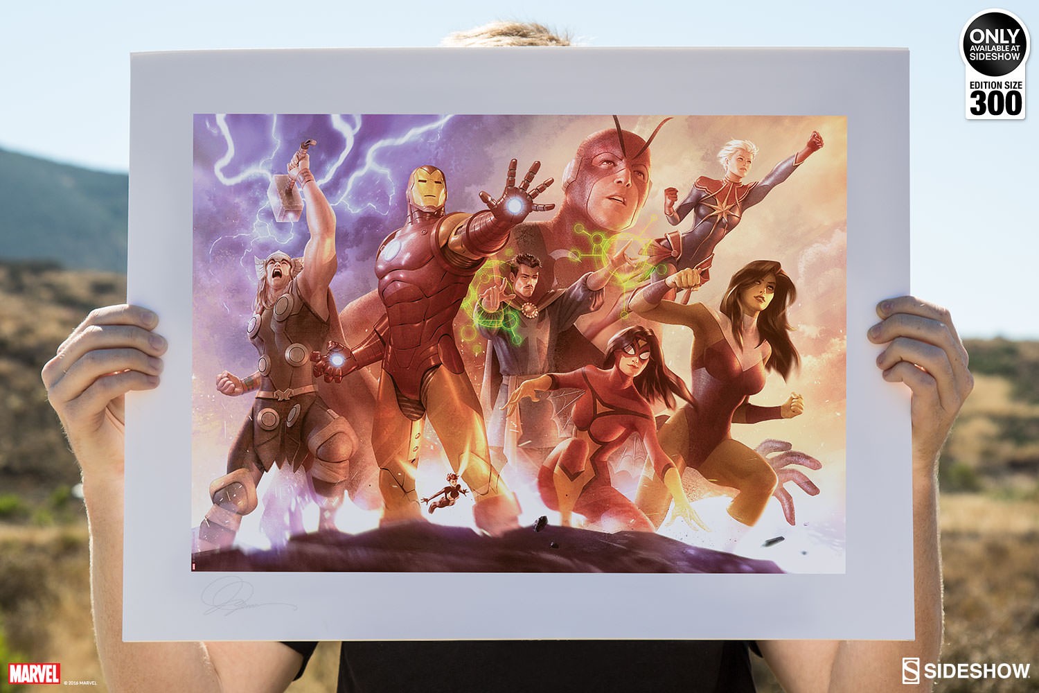 Marvel Avengers Team Iron Man Art Print  Exclusive Edition View 9