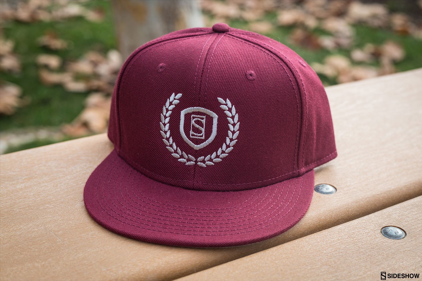 Sideshow Collectibles Sideshow Burgundy Snapback Cap Apparel  View 1