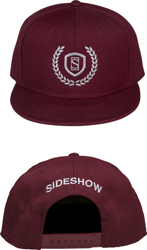 Sideshow Collectibles Sideshow Burgundy Snapback Cap Apparel  View 9