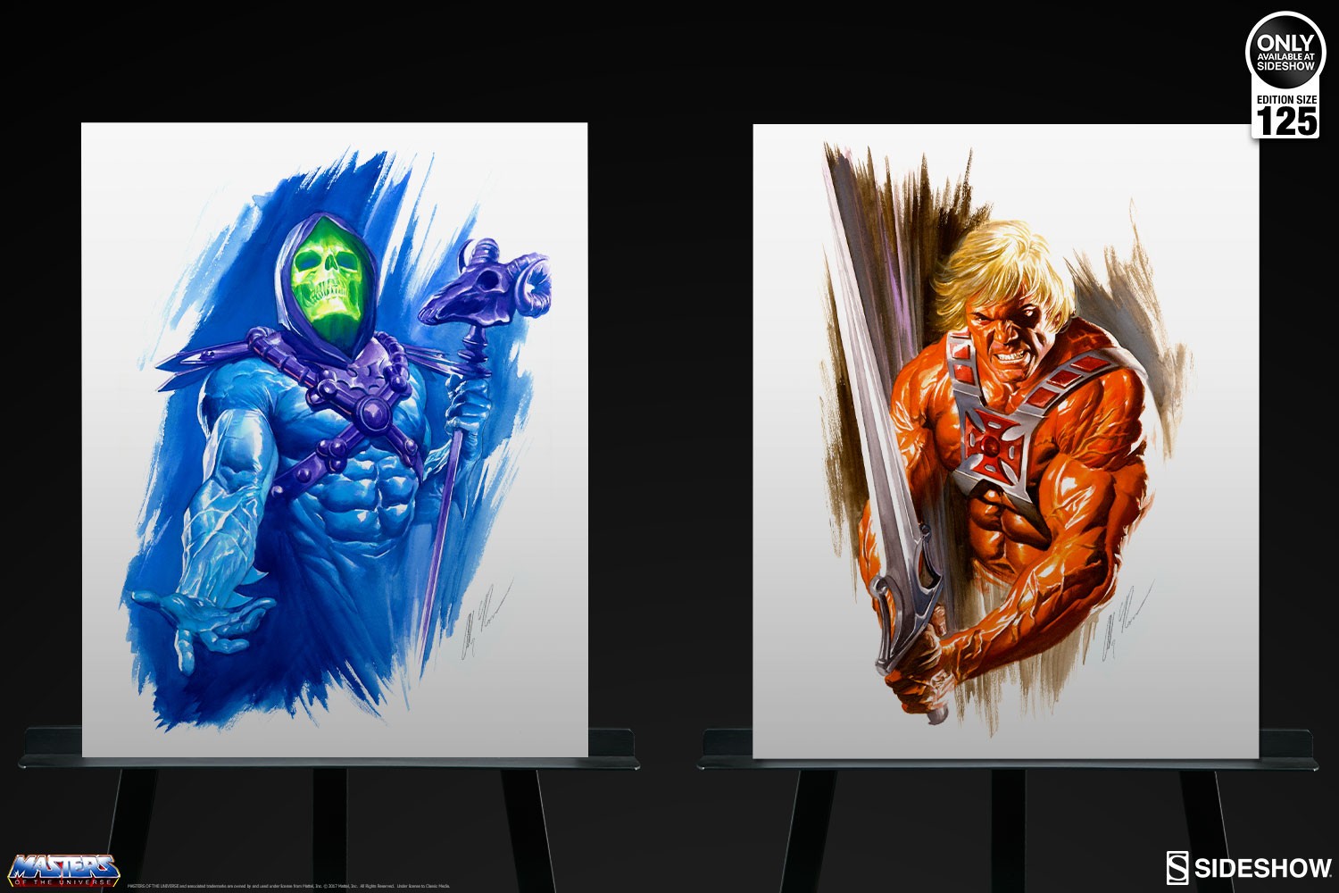 Masters of the Universe He-Man and Skeletor Art Print  Exclusive Edition View 6