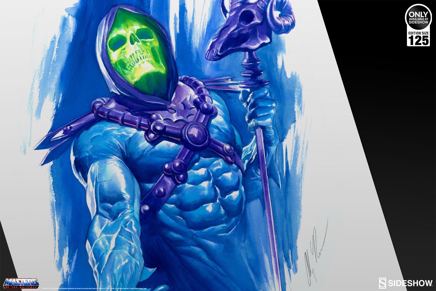 Masters of the Universe He-Man and Skeletor Art Print  Exclusive Edition View 7