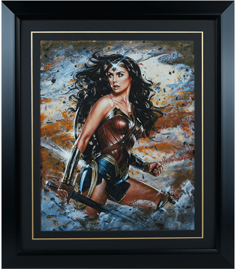 DC Comics Wonder Woman Amazon Warrior Art Print by Ozone Pro