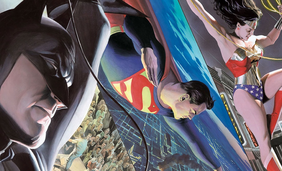 DC Comics Liberty and Justice Trinity Art Print by Alex Ross
