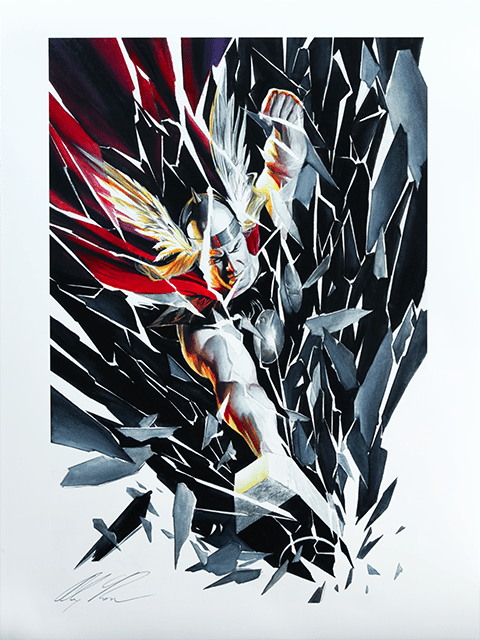 Marvel Thor Shattered Art Print  Exclusive Edition View 9