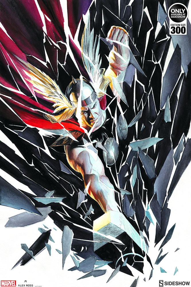 Marvel Thor Shattered Art Print  Exclusive Edition View 3