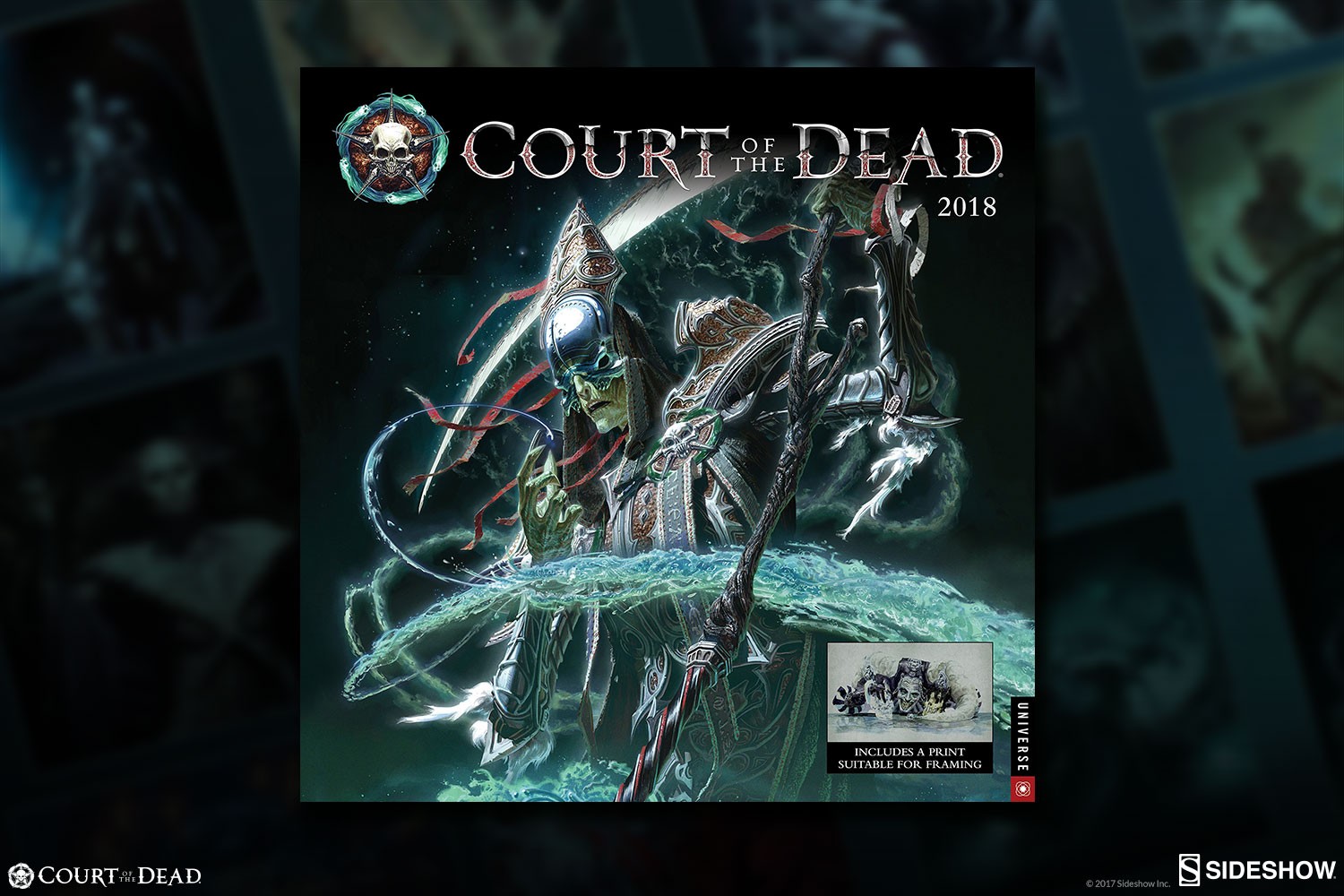 Court of the Dead Court of the Dead 2018 Wall Calendar Miscellaneous Collectibles  View 1