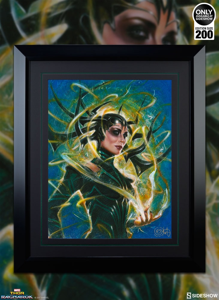 Marvel Hela Goddess of Death Art Print  Exclusive Edition View 2