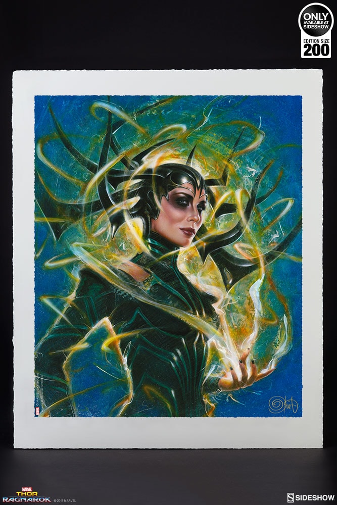 Marvel Hela Goddess of Death Art Print  Exclusive Edition View 8