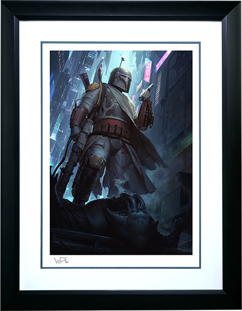 Star Wars Boba Fett Force to Be Reckoned With Art Print  Exclusive Edition View 16