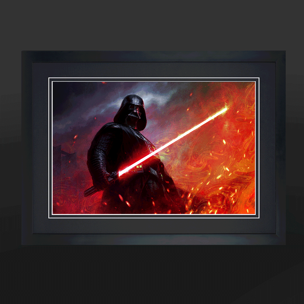 Star Wars Darth Vader™: Dark Lord of the Sith™ (Rainbow Lava Holofoil Variant) Art Print  View 1