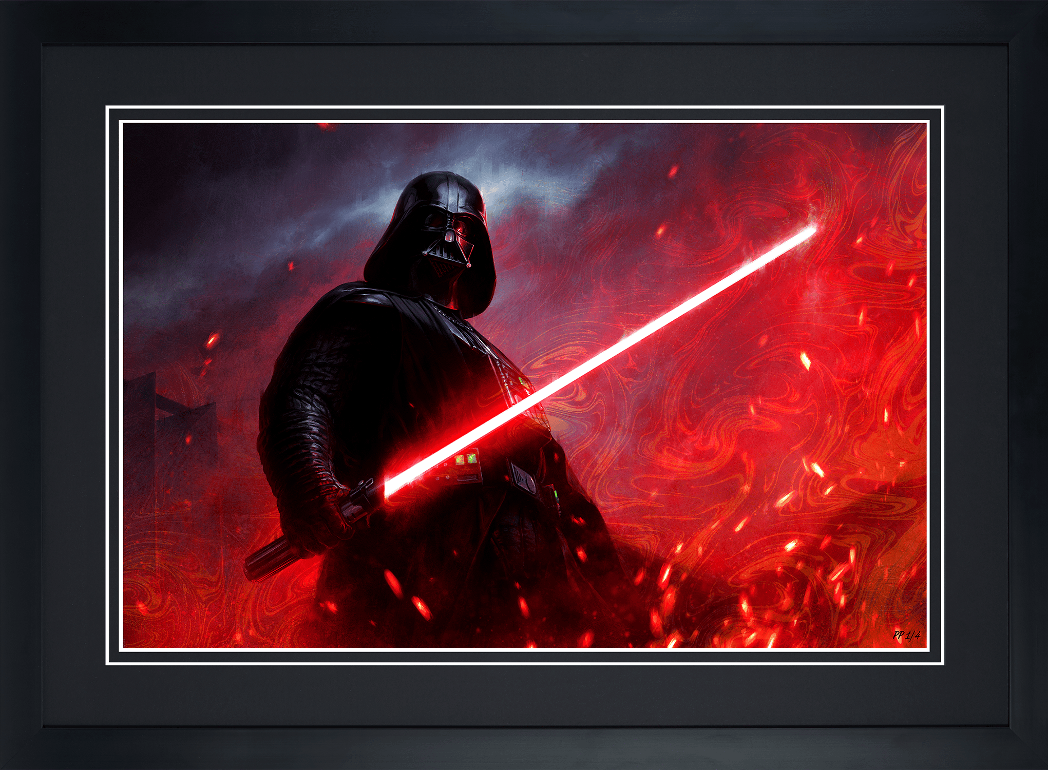 Star Wars Darth Vader™: Dark Lord of the Sith™ (Rainbow Lava Holofoil Variant) Art Print  View 7