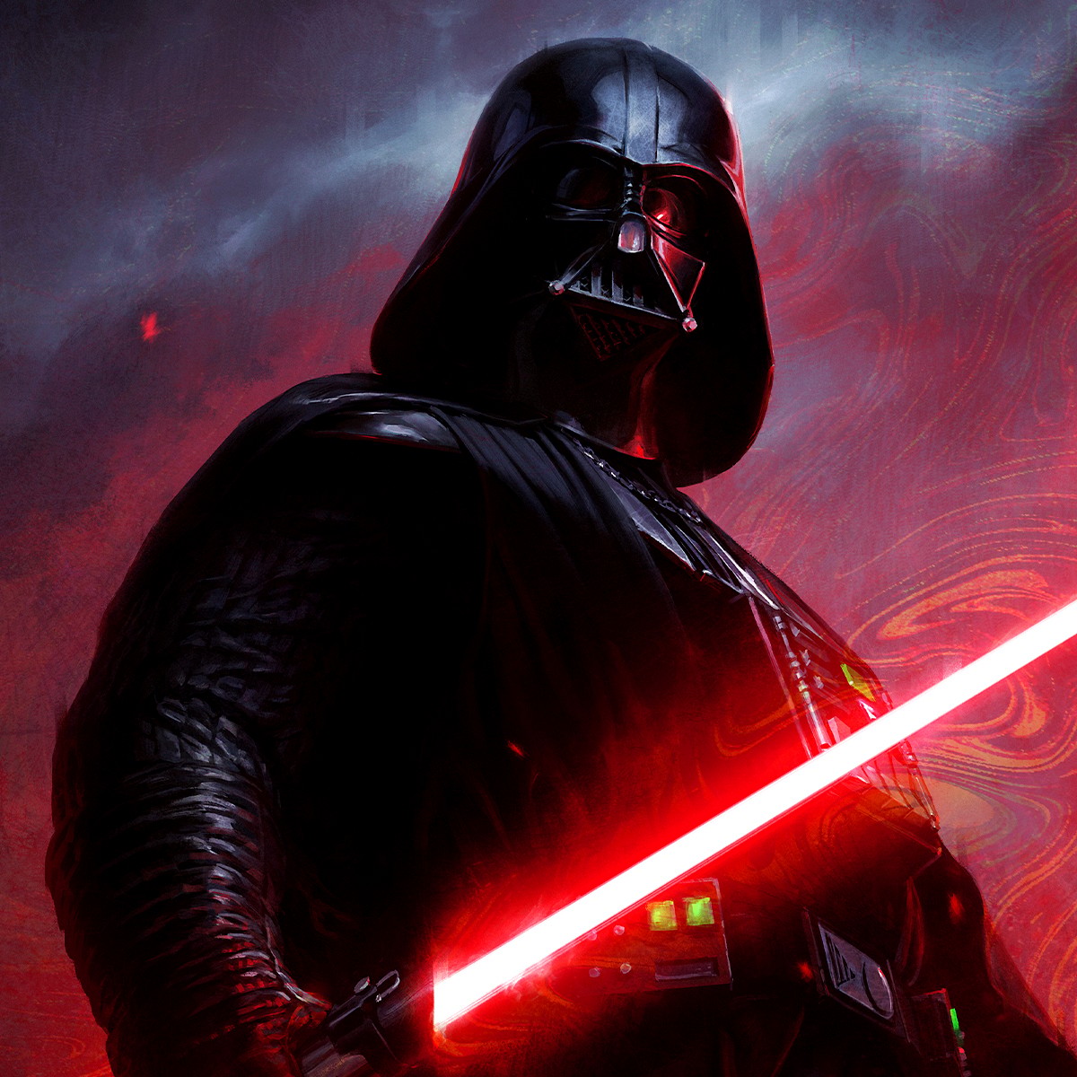 Star Wars Darth Vader™: Dark Lord of the Sith™ (Rainbow Lava Holofoil Variant) Art Print  View 4