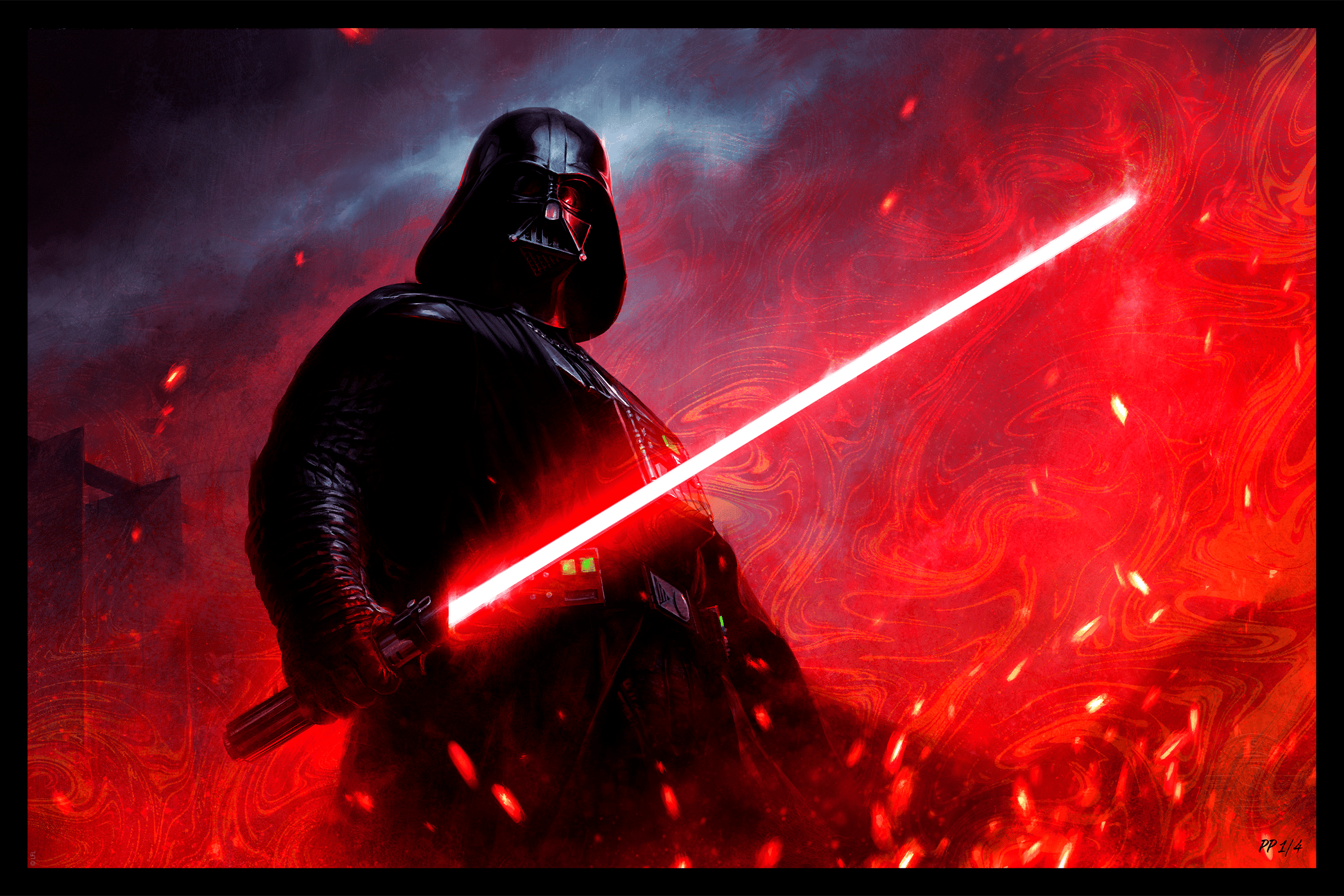 Star Wars Darth Vader™: Dark Lord of the Sith™ (Rainbow Lava Holofoil Variant) Art Print  View 7