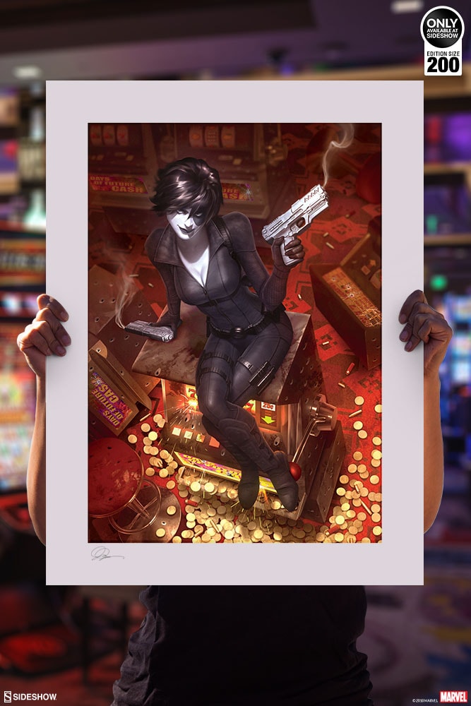 Marvel Domino Luck Be a Lady Art Print  Exclusive Edition View 15