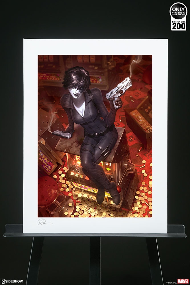 Marvel Domino Luck Be a Lady Art Print  Exclusive Edition View 7