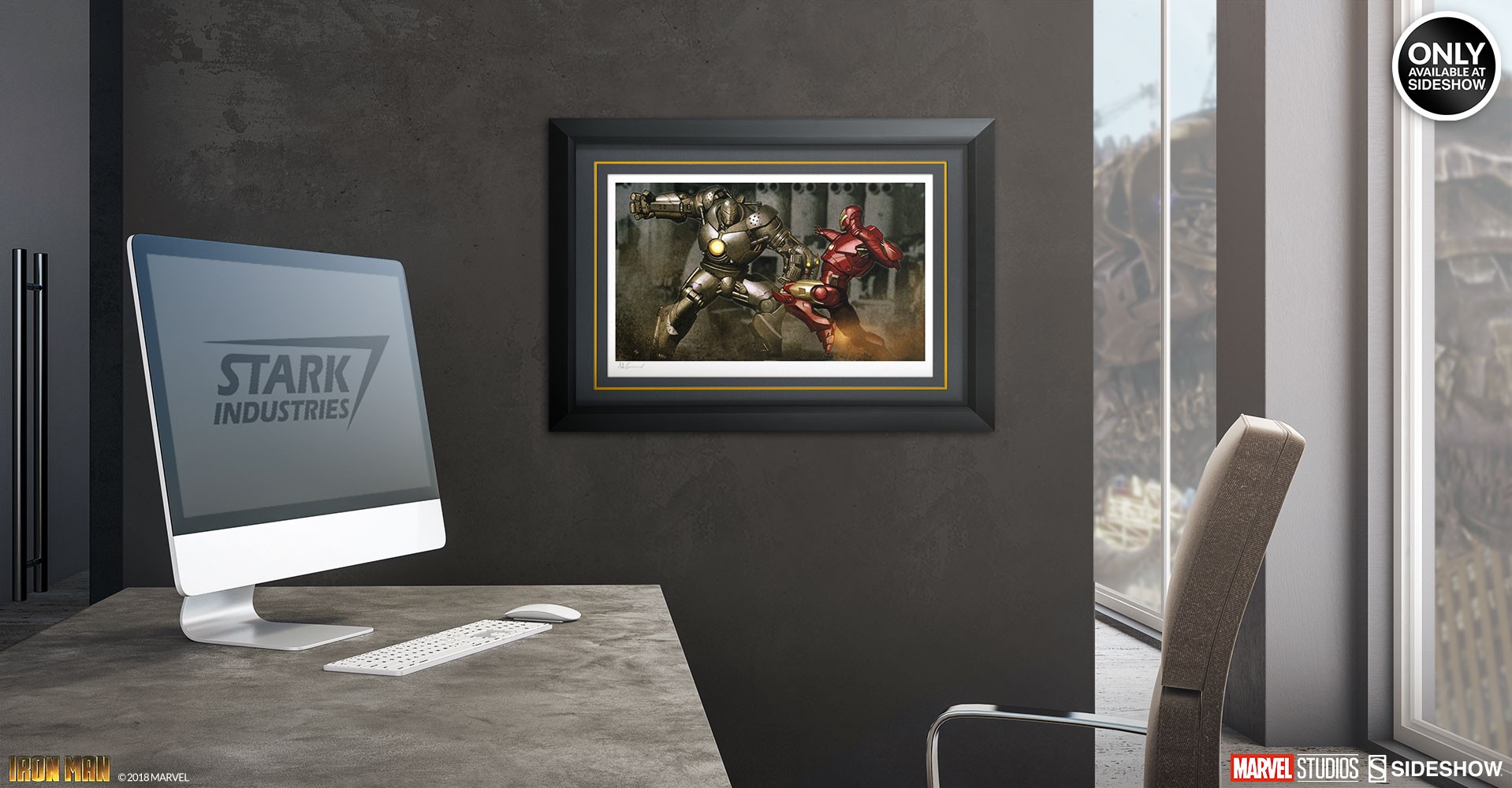 Marvel Iron Man vs Iron Monger Art Print  Exclusive Edition View 3