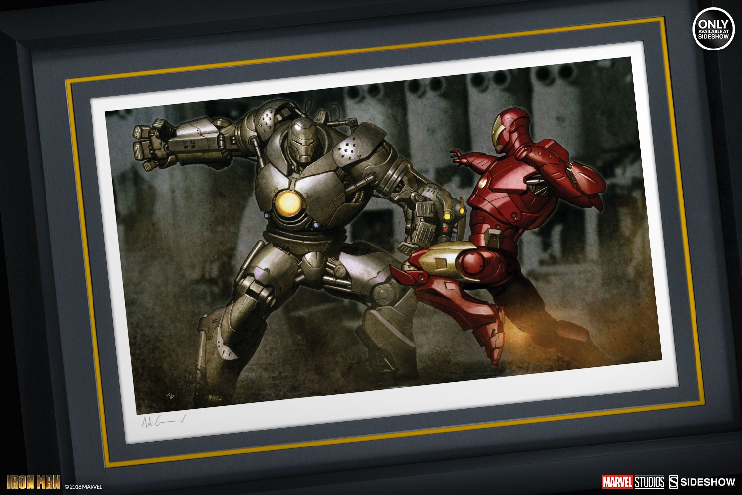 Marvel Iron Man vs Iron Monger Art Print  Exclusive Edition View 7