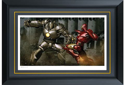 Marvel Iron Man vs Iron Monger Art Print  Exclusive Edition View 18