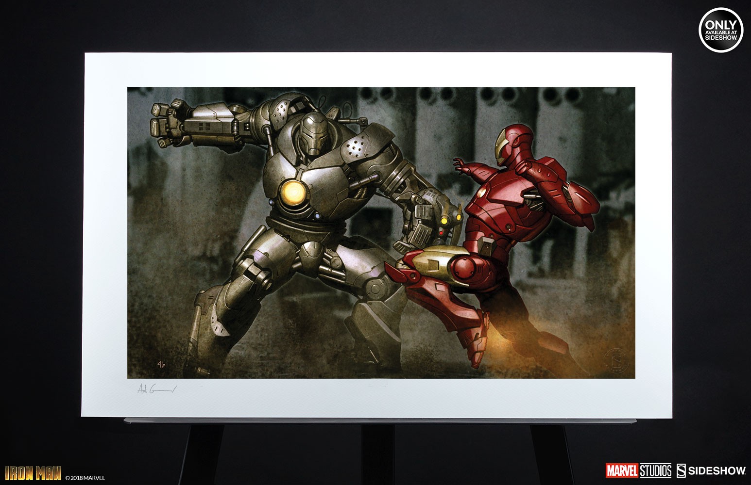 Marvel Iron Man vs Iron Monger Art Print  Exclusive Edition View 16