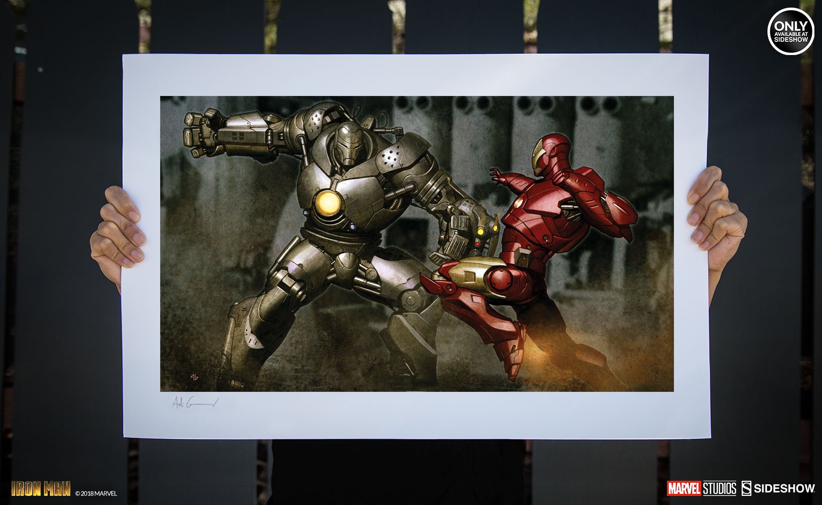 Marvel Iron Man vs Iron Monger Art Print  Exclusive Edition View 17