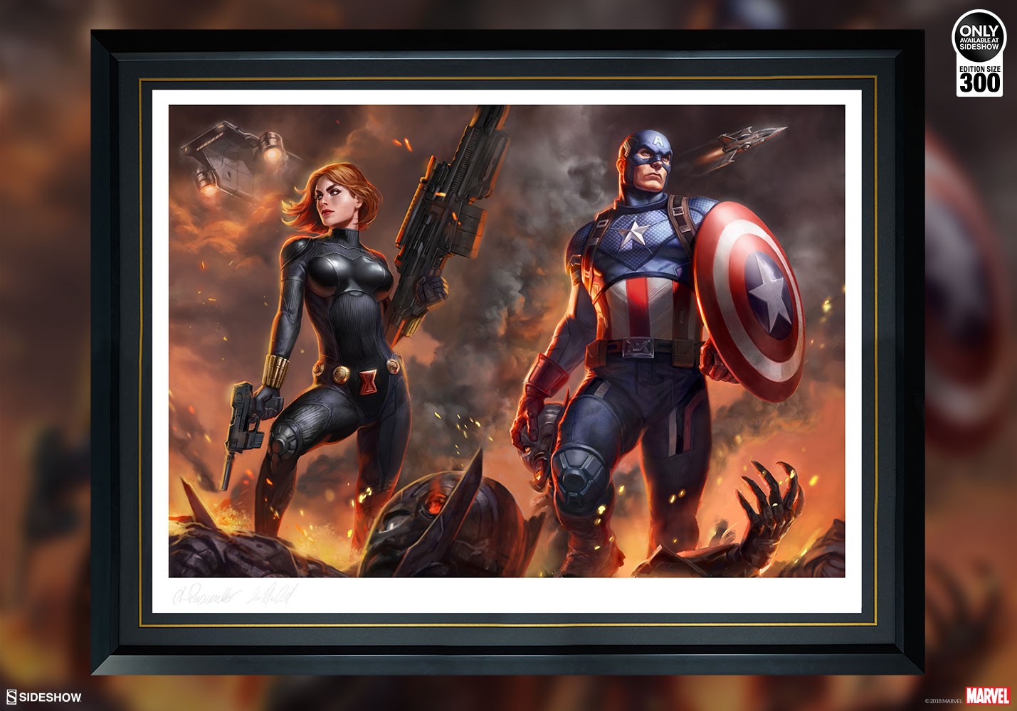 Captain America and Black Widow Exclusive Edition View 9