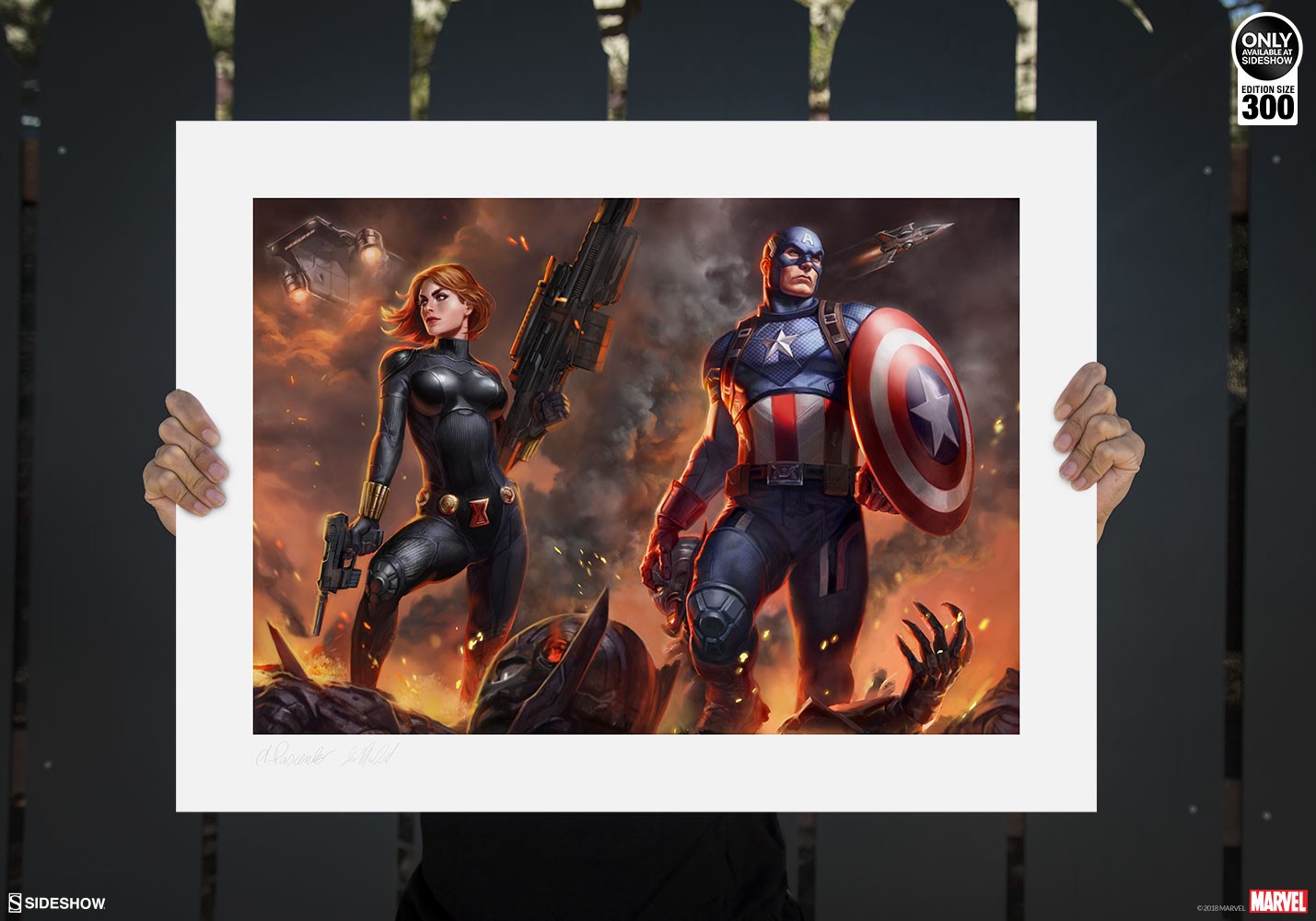 Captain America and Black Widow Exclusive Edition View 15