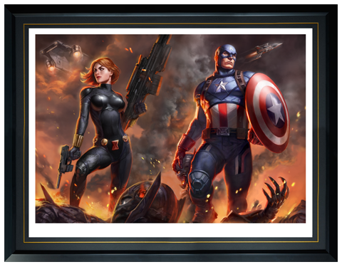 Captain America and Black Widow Exclusive Edition View 16