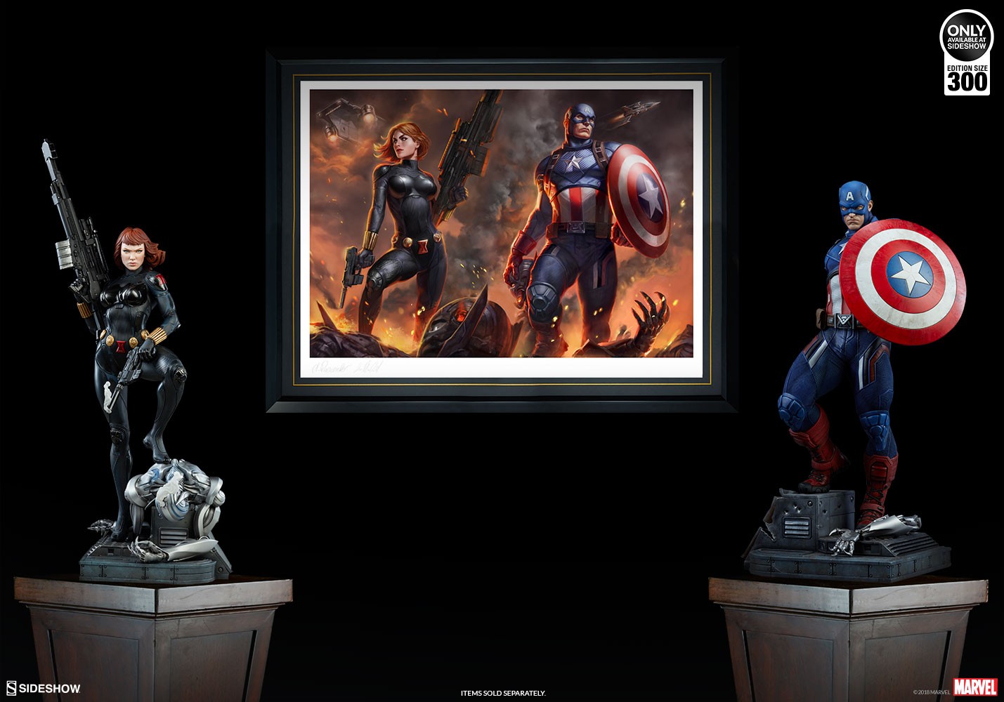 Captain America and Black Widow Exclusive Edition View 4
