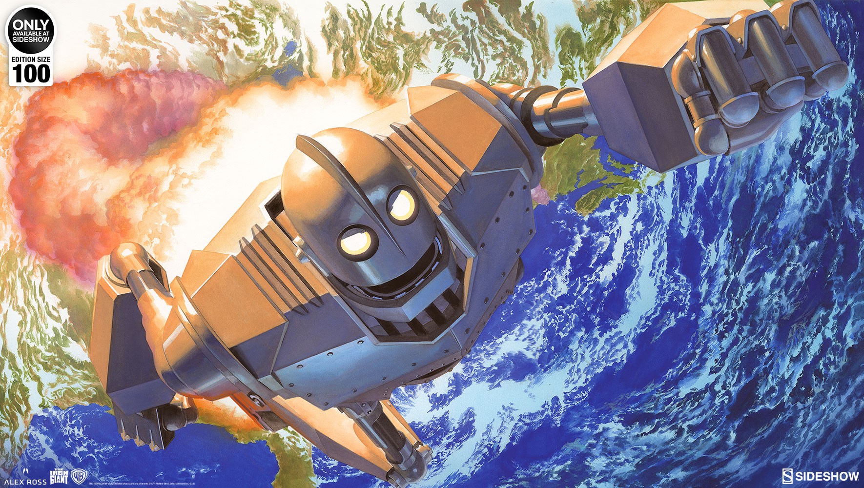 The Iron Giant Iron Giant No Atomo I Superman Art Print  Exclusive Edition View 4