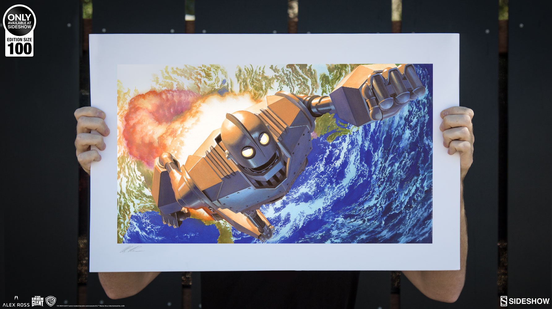 The Iron Giant Iron Giant No Atomo I Superman Art Print  Exclusive Edition View 9