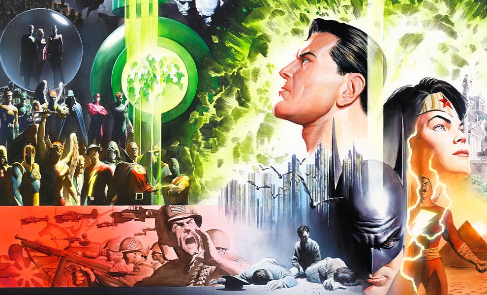 DC Comics History of the DC Universe Art Print  Exclusive Edition View 1
