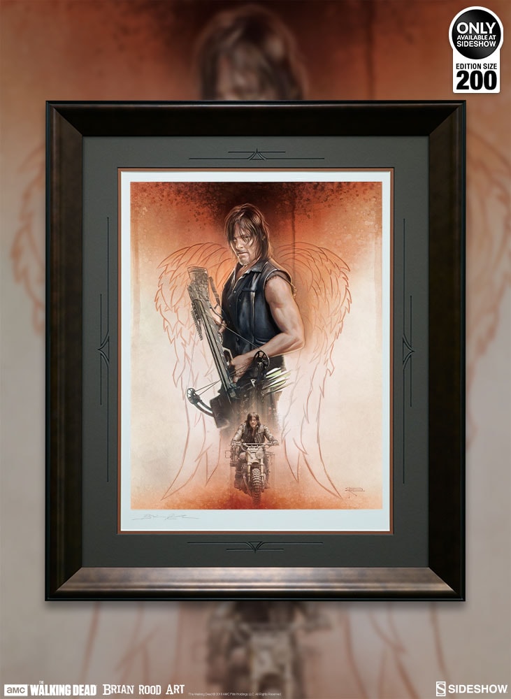 The Walking Dead The Drifter Art Print by Brian Rood