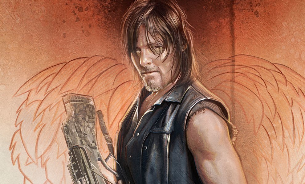 The Walking Dead The Drifter Art Print by Brian Rood