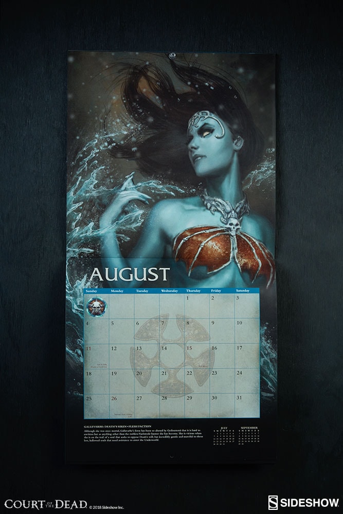 Court of the Dead Court of the Dead 2019 Deluxe Wall Calendar Miscellaneous Collectibles  (Prototype Shown) View 5