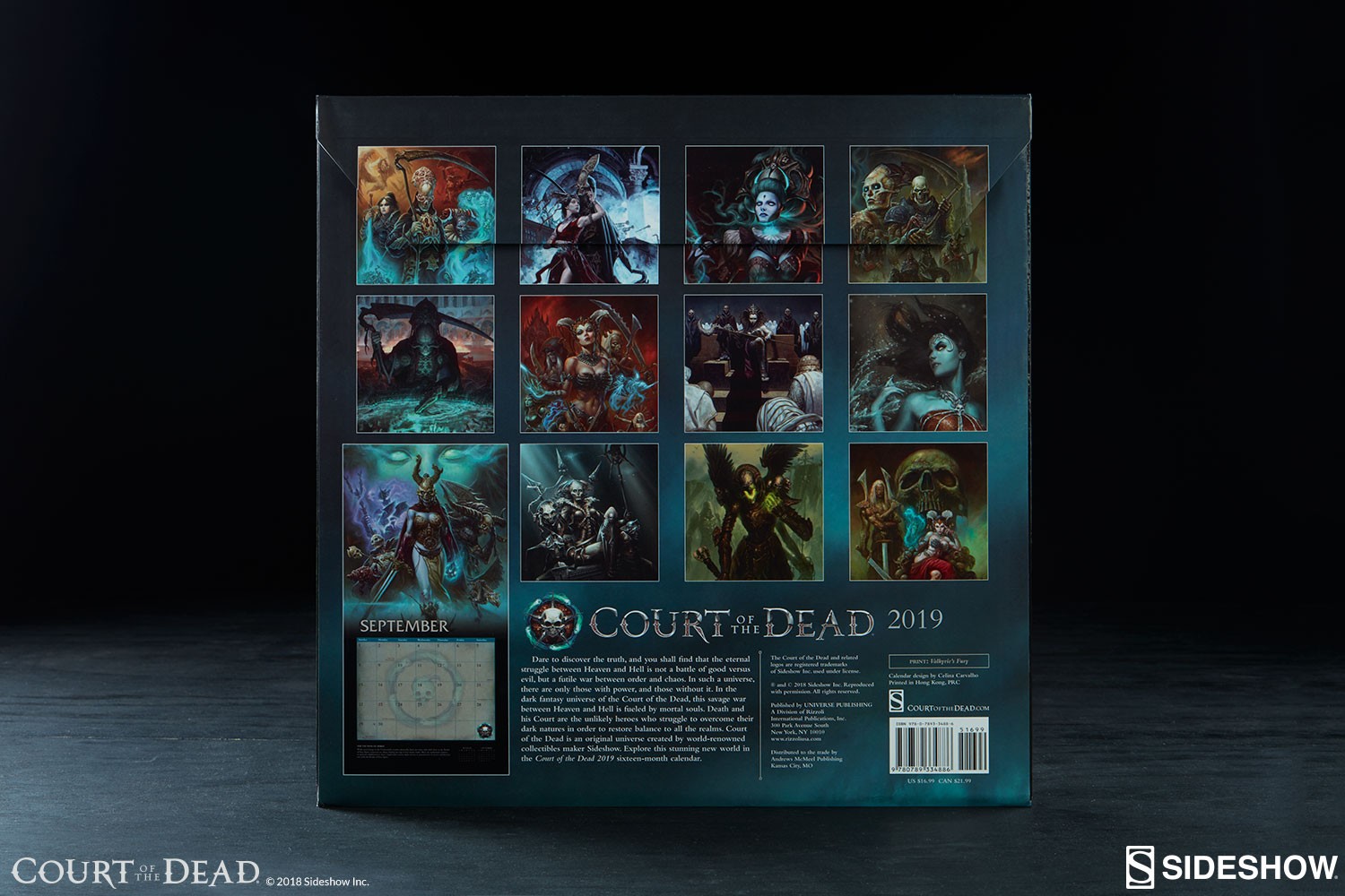 Court of the Dead Court of the Dead 2019 Deluxe Wall Calendar Miscellaneous Collectibles  (Prototype Shown) View 7