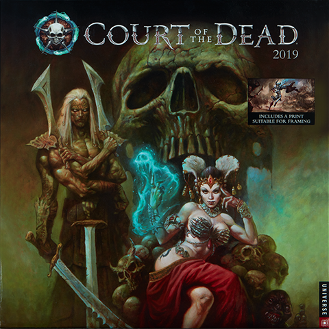 Court of the Dead Court of the Dead 2019 Deluxe Wall Calendar Miscellaneous Collectibles  (Prototype Shown) View 9