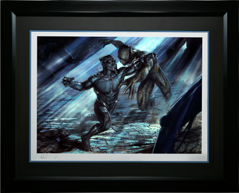 Marvel Black Panther vs Erik Killmonger Art Print  View 18