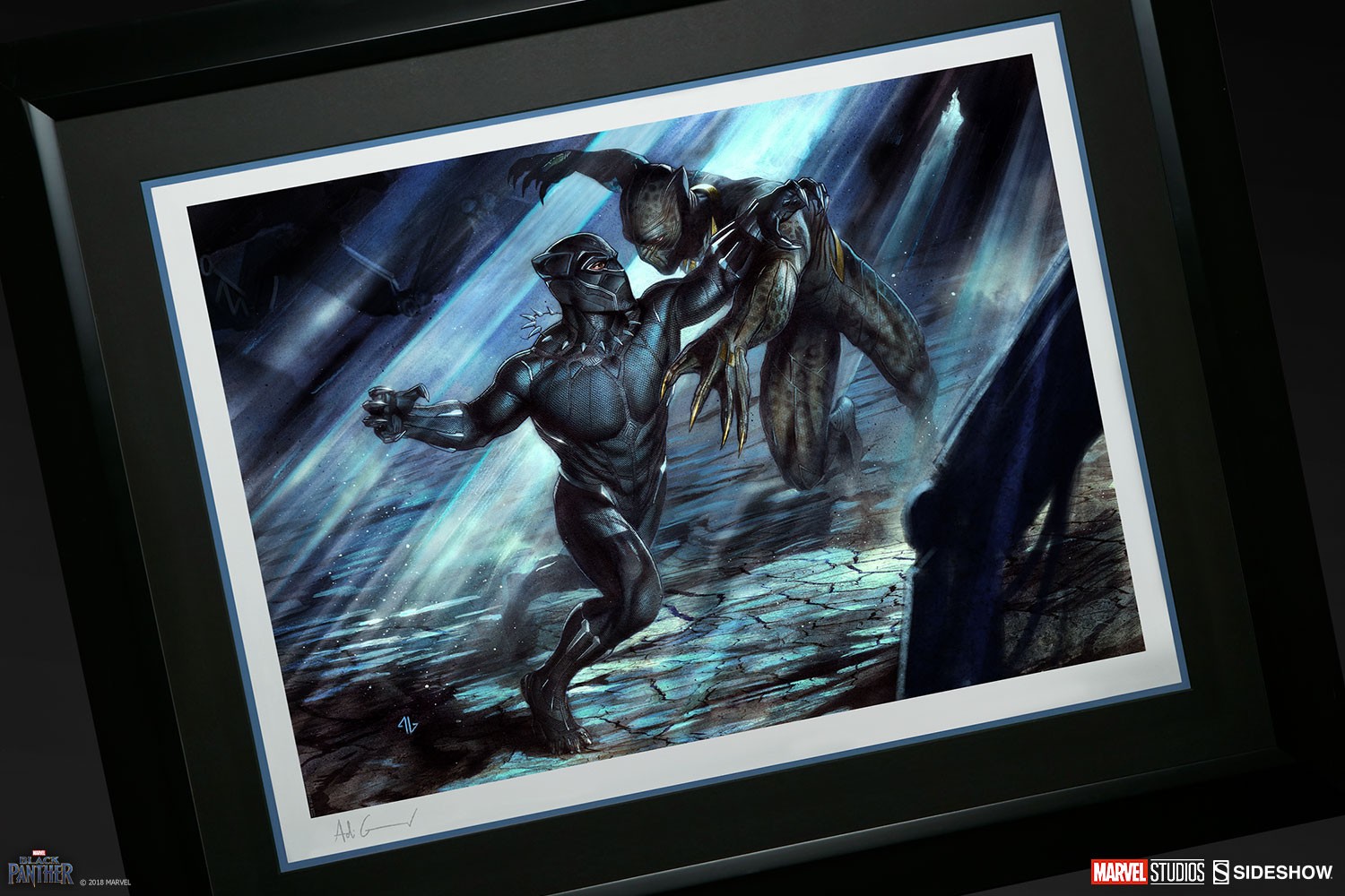 Marvel Black Panther vs Erik Killmonger Art Print  View 15