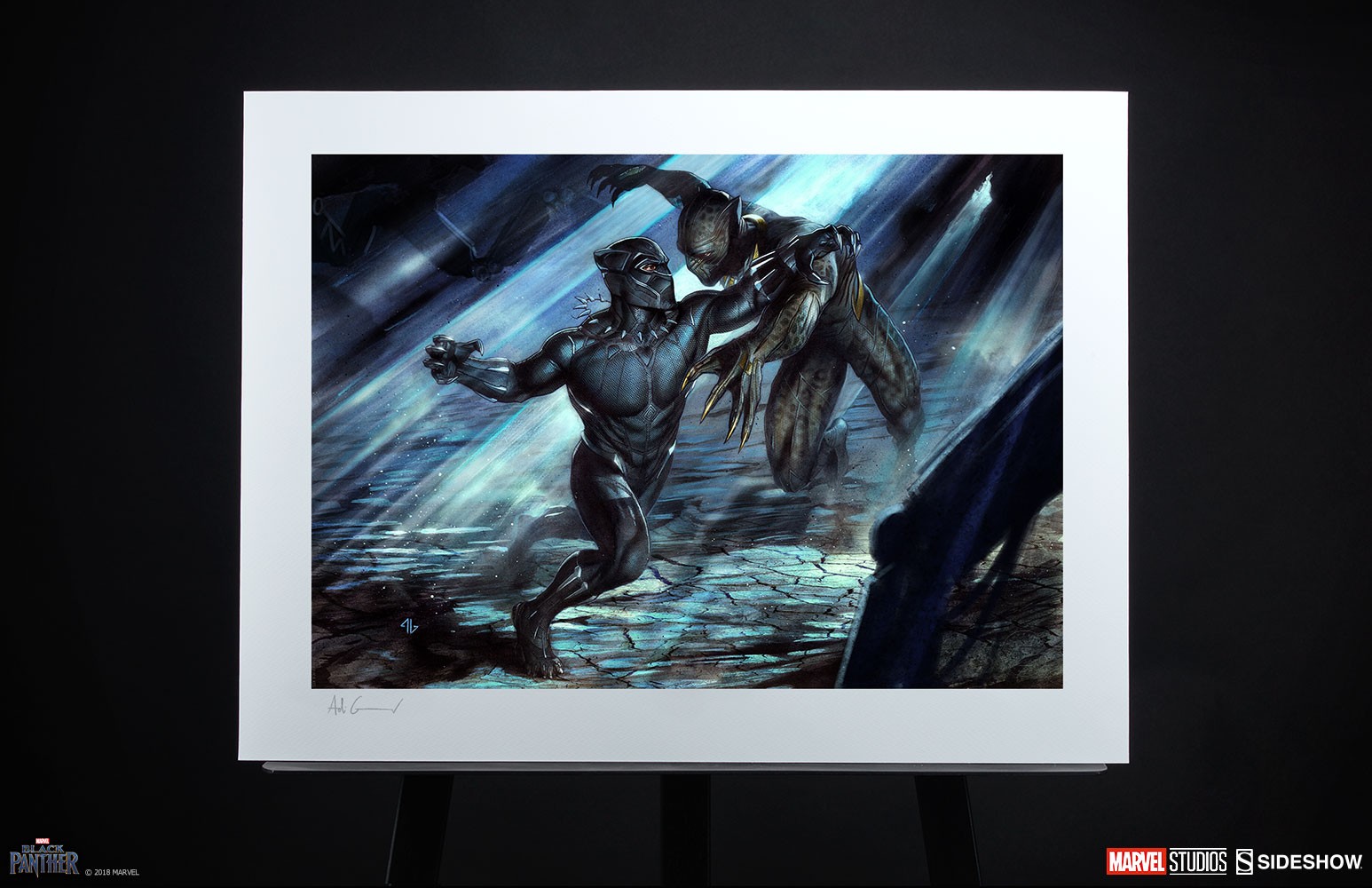 Marvel Black Panther vs Erik Killmonger Art Print  View 16