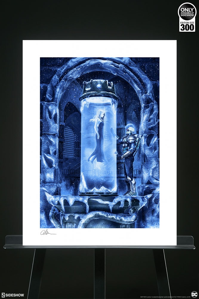 Mr. Freeze: Heart of Ice Glow in the Dark Art Print by Chris